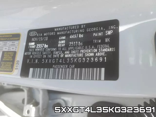 5XXGT4L35KG323691 фото 2