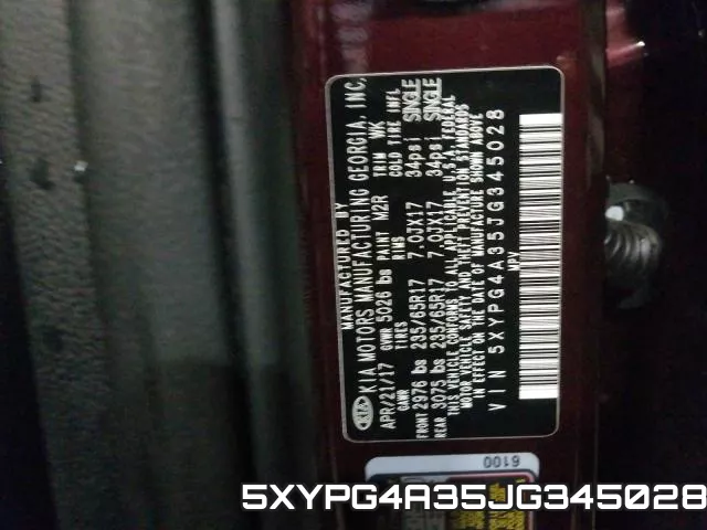 5XYPG4A35JG345028 фото 2