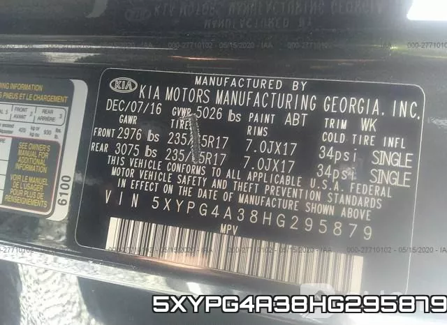 5XYPG4A38HG295879 фото 10