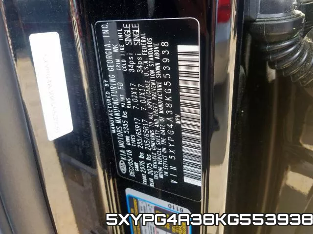 5XYPG4A38KG553938 фото 2