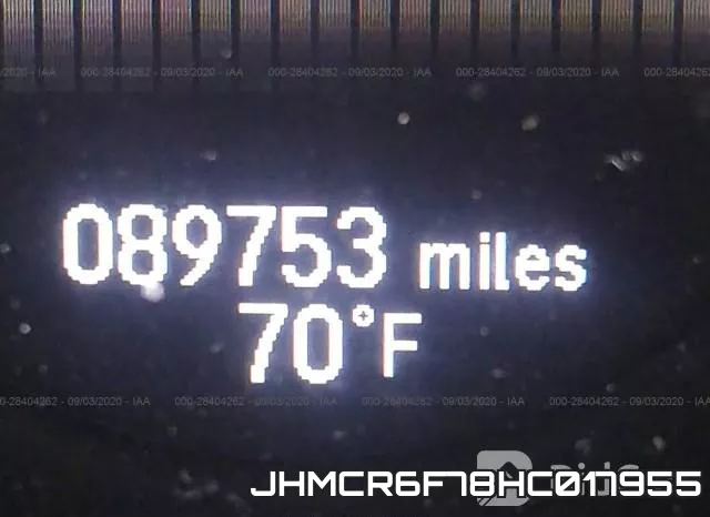 JHMCR6F78HC017955 фото 8