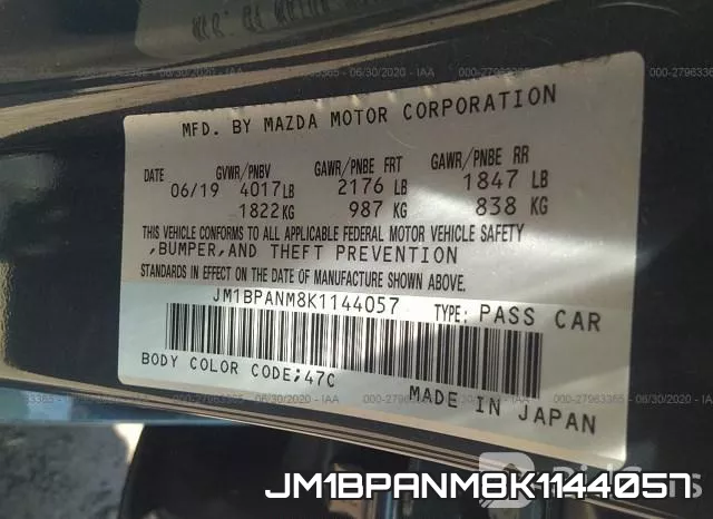JM1BPANM8K1144057 фото 10