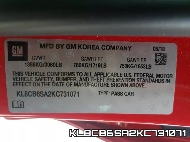 KL8CB6SA2KC731071 фото 2