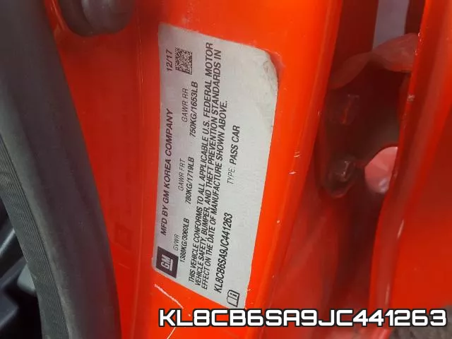 KL8CB6SA9JC441263 фото 2