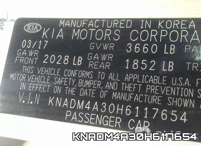 KNADM4A30H6117654 фото 10