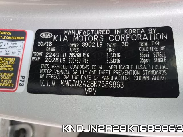 KNDJN2A28K7689863 фото 2