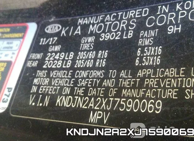 KNDJN2A2XJ7590069 фото 10