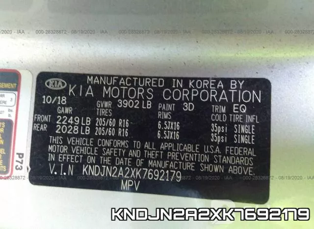 KNDJN2A2XK7692179 фото 10
