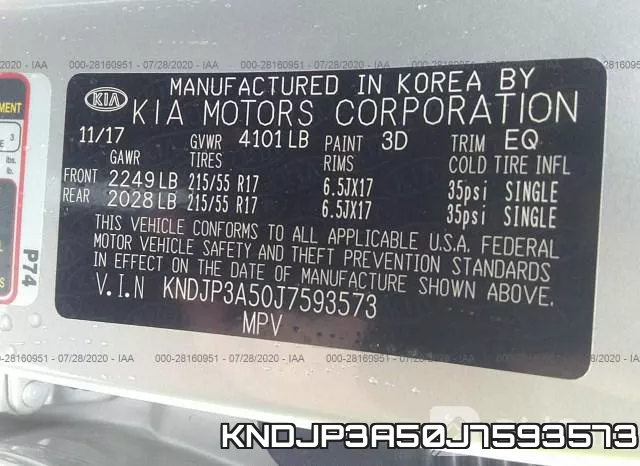 KNDJP3A50J7593573 фото 10
