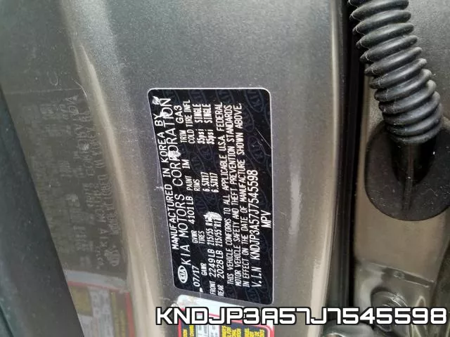 KNDJP3A57J7545598 фото 2