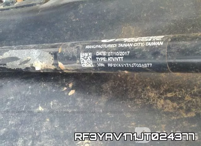 RF3YAV171JT024377 фото 2
