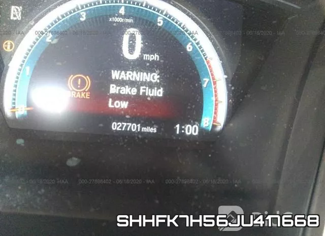 SHHFK7H56JU417668 фото 8