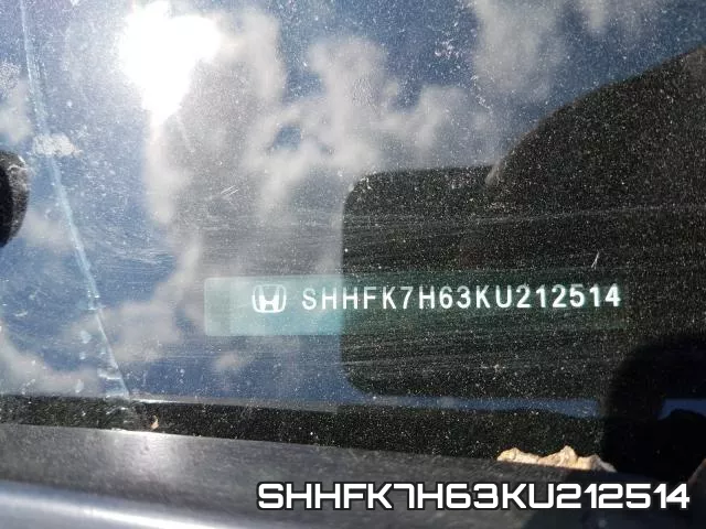 SHHFK7H63KU212514 фото 2