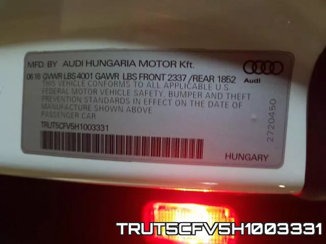 TRUT5CFV5H1003331 фото 2