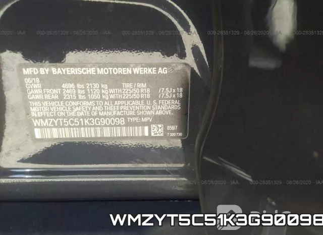 WMZYT5C51K3G90098 фото 10