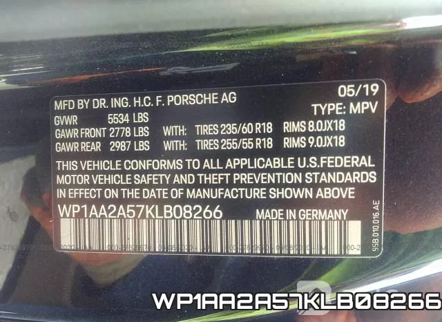 WP1AA2A57KLB08266 фото 10