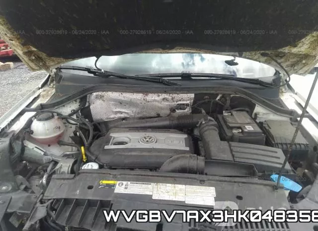 WVGBV7AX3HK048358 фото 2