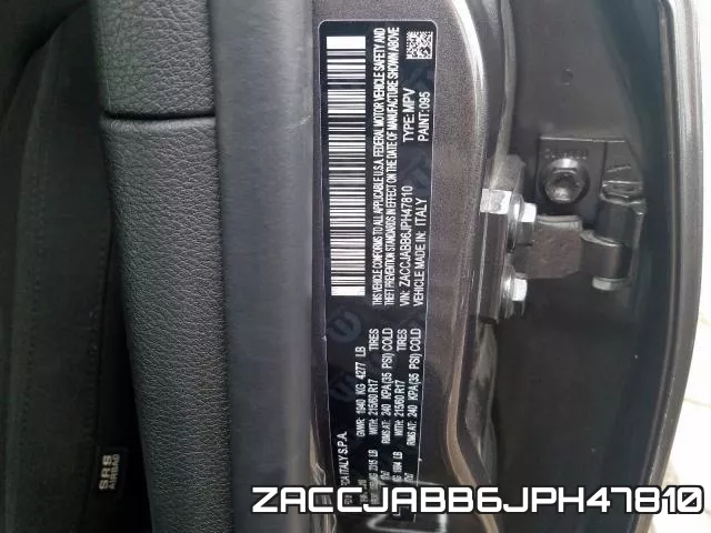 ZACCJABB6JPH47810 фото 2