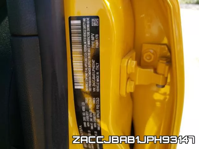 ZACCJBAB1JPH93147 фото 2
