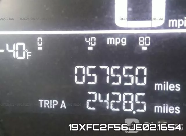 19XFC2F56JE021654 фото 8