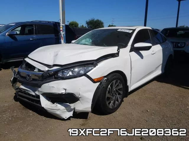 19XFC2F76JE208362 фото 3