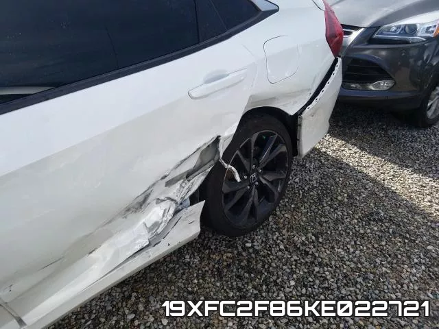 19XFC2F86KE022721 фото 10
