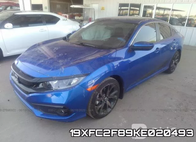 19XFC2F89KE020493 фото 3