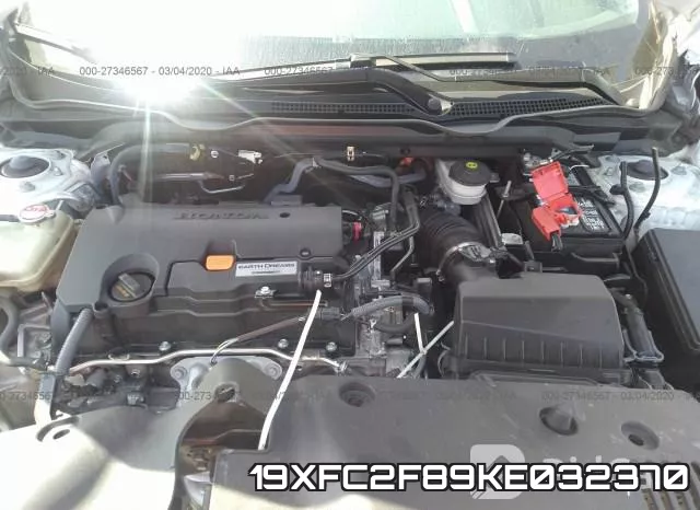 19XFC2F89KE032370 фото 2