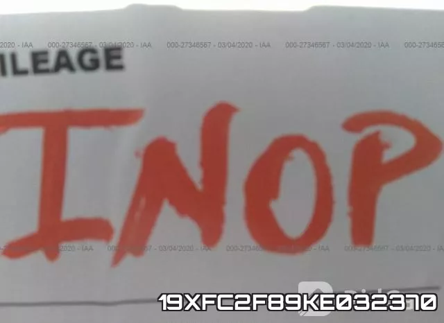 19XFC2F89KE032370 фото 8