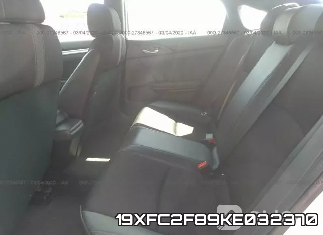 19XFC2F89KE032370 фото 9