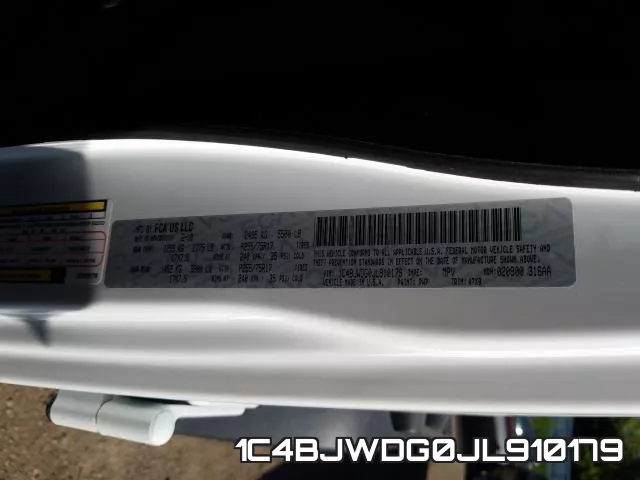 1C4BJWDG0JL910179 фото 2