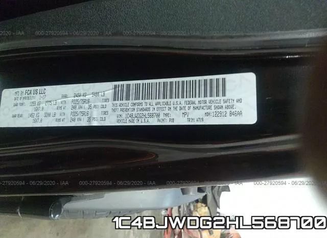 1C4BJWDG2HL568700 фото 10