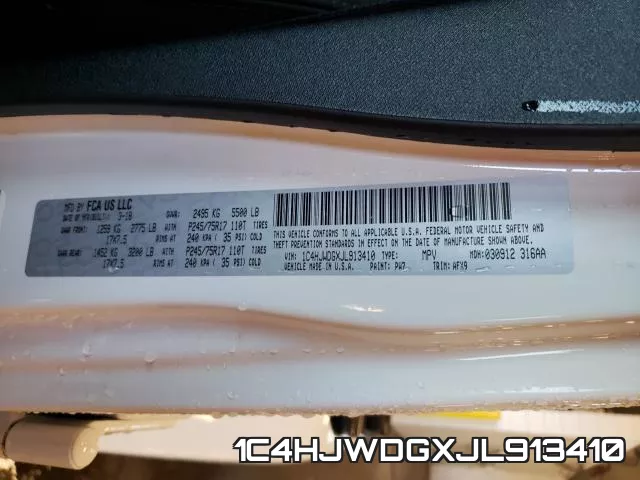 1C4HJWDGXJL913410 фото 2