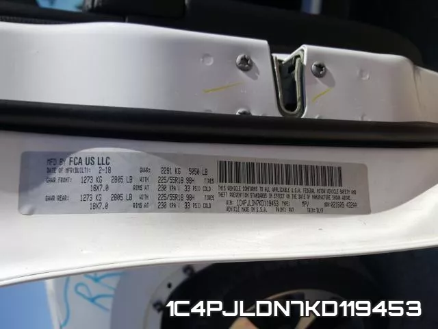 1C4PJLDN7KD119453 фото 2