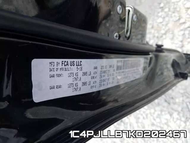 1C4PJLLB7KD202467 фото 2