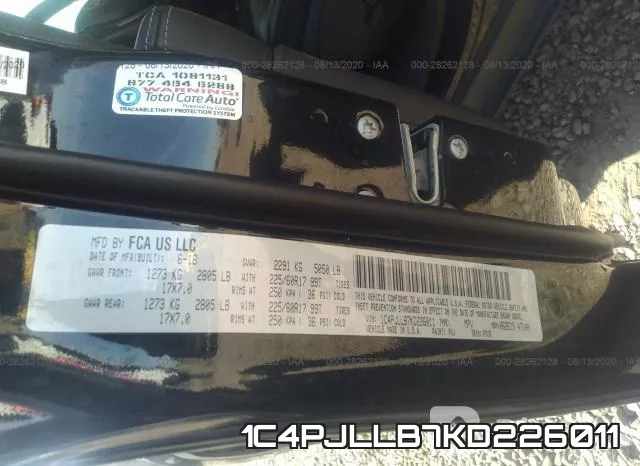1C4PJLLB7KD226011 фото 10
