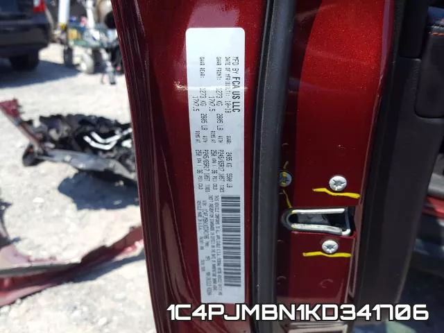 1C4PJMBN1KD341706 фото 2