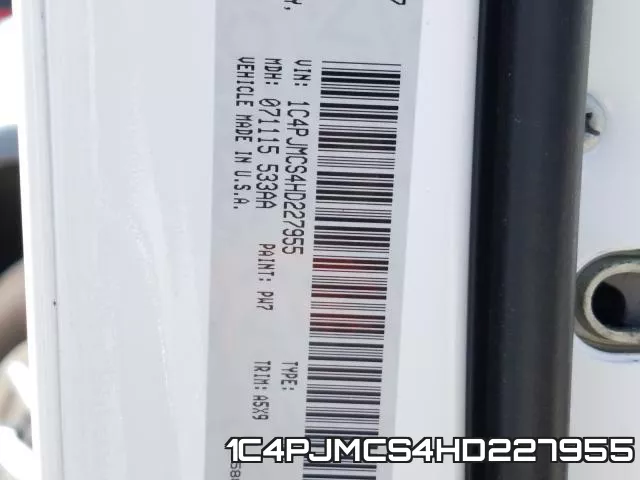 1C4PJMCS4HD227955 фото 2