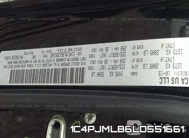 1C4PJMLB6LD551661 фото 10