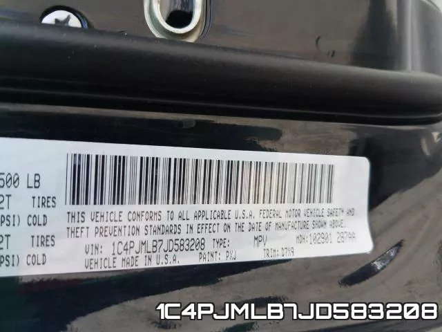 1C4PJMLB7JD583208 фото 2