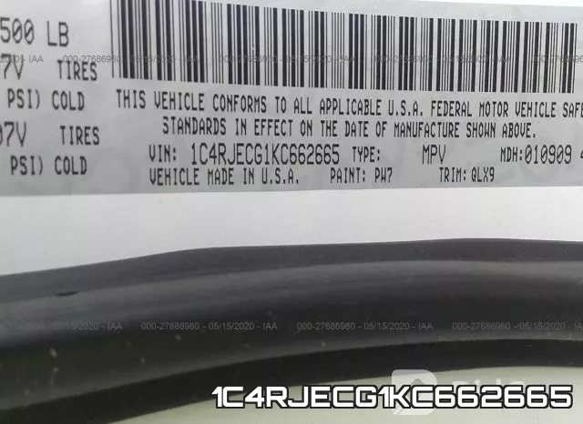 1C4RJECG1KC662665 фото 10