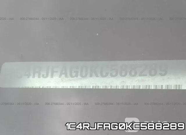 1C4RJFAG0KC588289 фото 10
