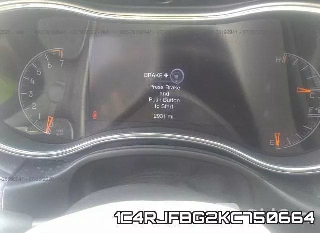 1C4RJFBG2KC750664 фото 8