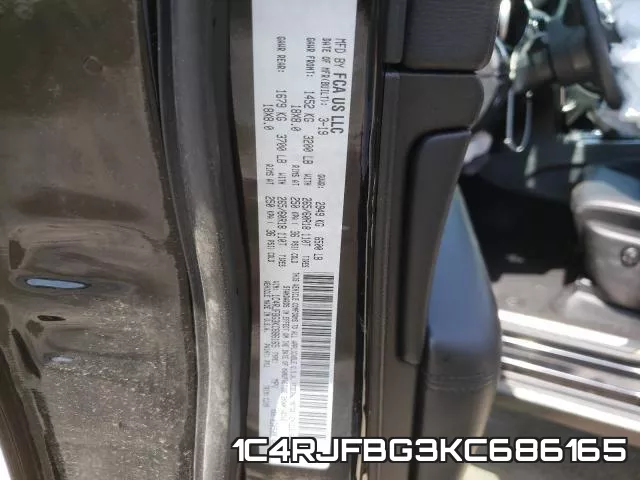 1C4RJFBG3KC686165 фото 2