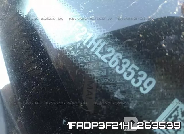 1FADP3F21HL263539 фото 10