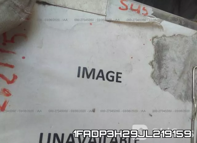 1FADP3H29JL219159 фото 2