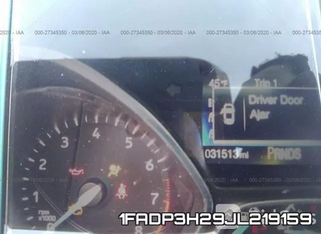 1FADP3H29JL219159 фото 8