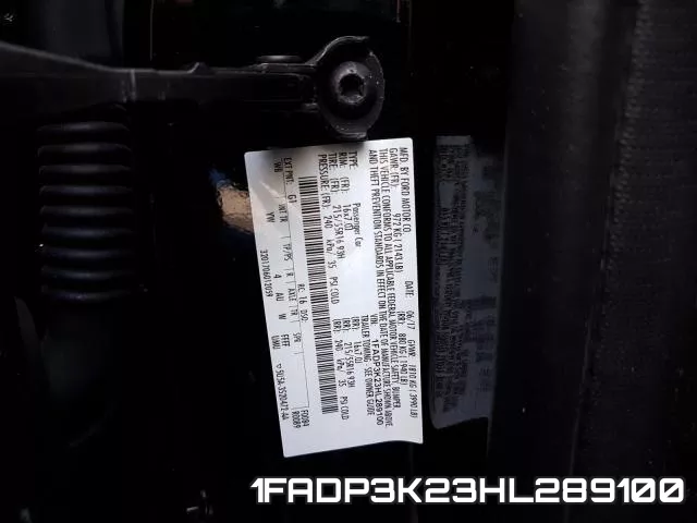 1FADP3K23HL289100 фото 2