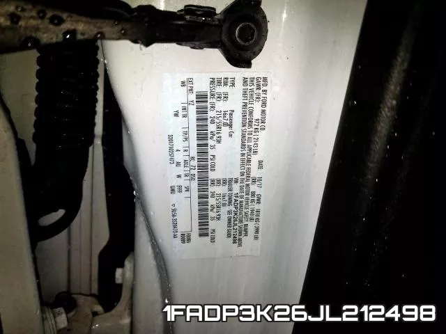 1FADP3K26JL212498 фото 2