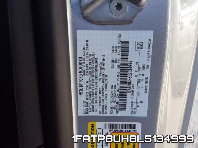 1FATP8UH8L5134999 фото 2